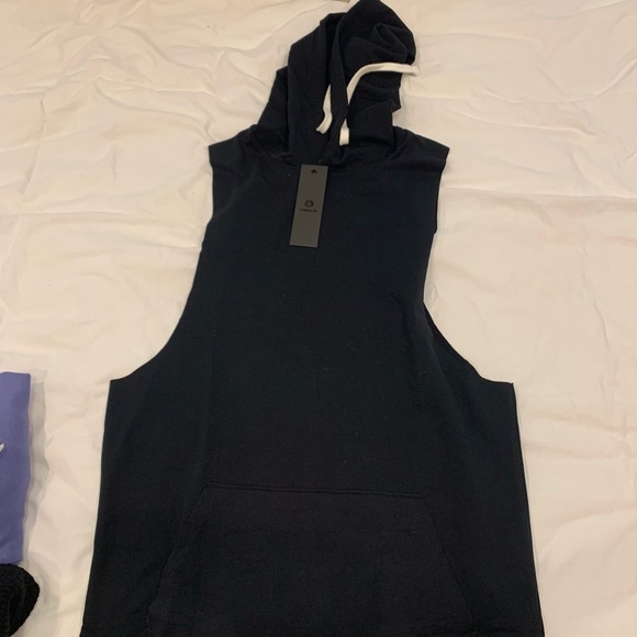 Mono B Tops - Mono B Sleeveless Hoodie